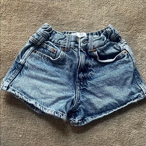 Zara Girls 6Y Blue Jean Shorts